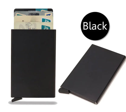 Rfid Metal Slim Card Holder Wallet