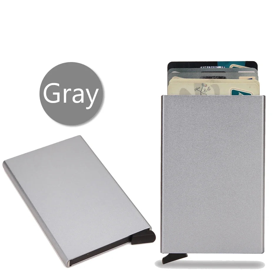 Rfid Metal Slim Card Holder Wallet