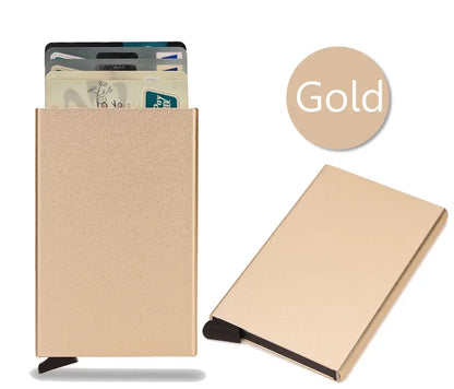 Rfid Metal Slim Card Holder Wallet