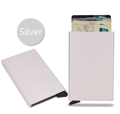 Rfid Metal Slim Card Holder Wallet