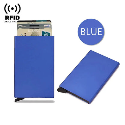 Rfid Metal Slim Card Holder Wallet